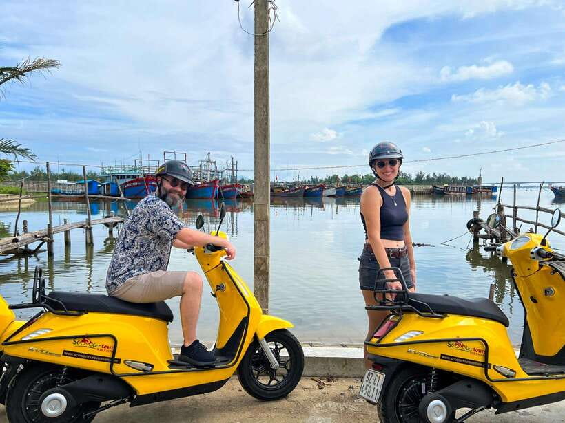 Hoi An: Half-day Electric Scooter Countryside Adventure - An Bang Beach lounge: the easy landing at the end