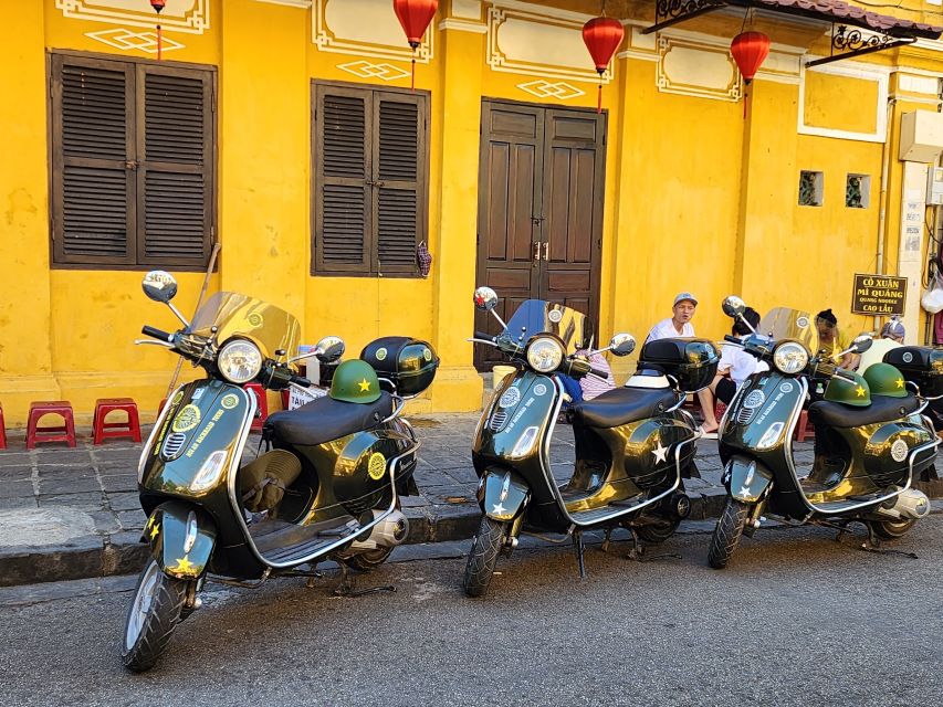 Hoi An Highlights and Hidden Gems Tour by Vespa - Water Coconut Forest Bamboo Basket Boat Ride