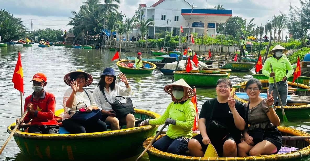 Hoi An: Lady Buddha, Marble Mountains, Coconut & Hoi An Tour - Hoai River boat ride and flower lantern release: calm prayers and night market time