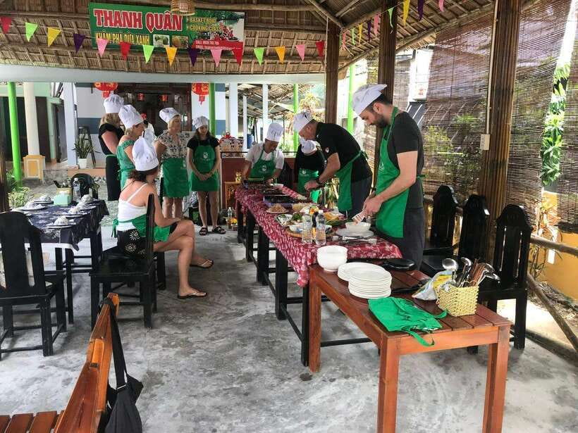 Hoi An :Lantern Making - Cooking Class -Coconut Basket Boat - Cam Thanh Coconut Village: Basket Boat Ride and Fishing-Style Fun