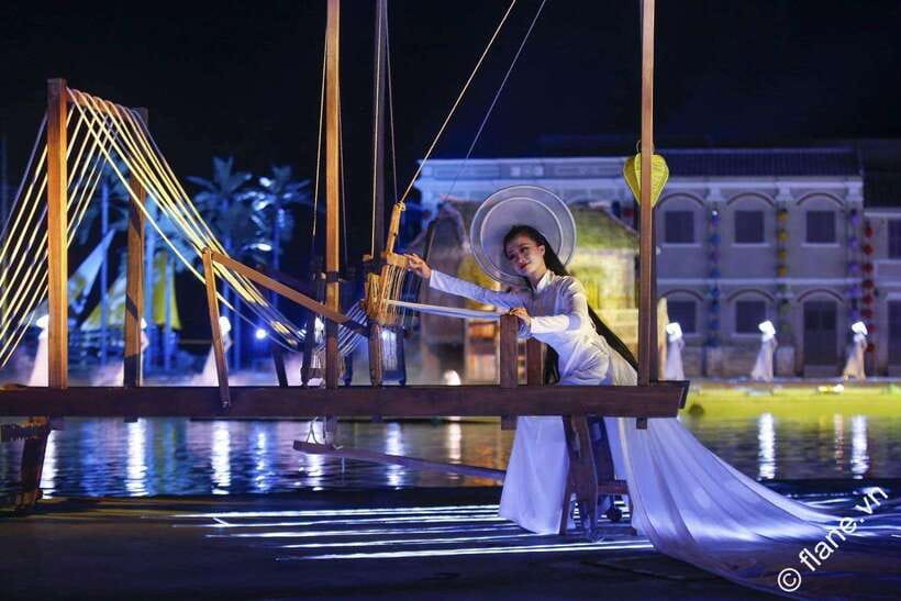 Hoi An Memories Land Entry Ticket with Show - The Hoai River Main Show: 500+ performers on a 27,000-square-foot stage