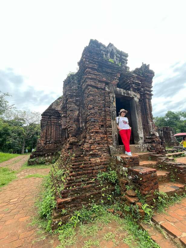 Hoi An: My Son Ruins; Bus-Boat-Cultural Show-Lunch-Guide - The boat back to Hoi An on the Thu Bon River: scenery with less effort
