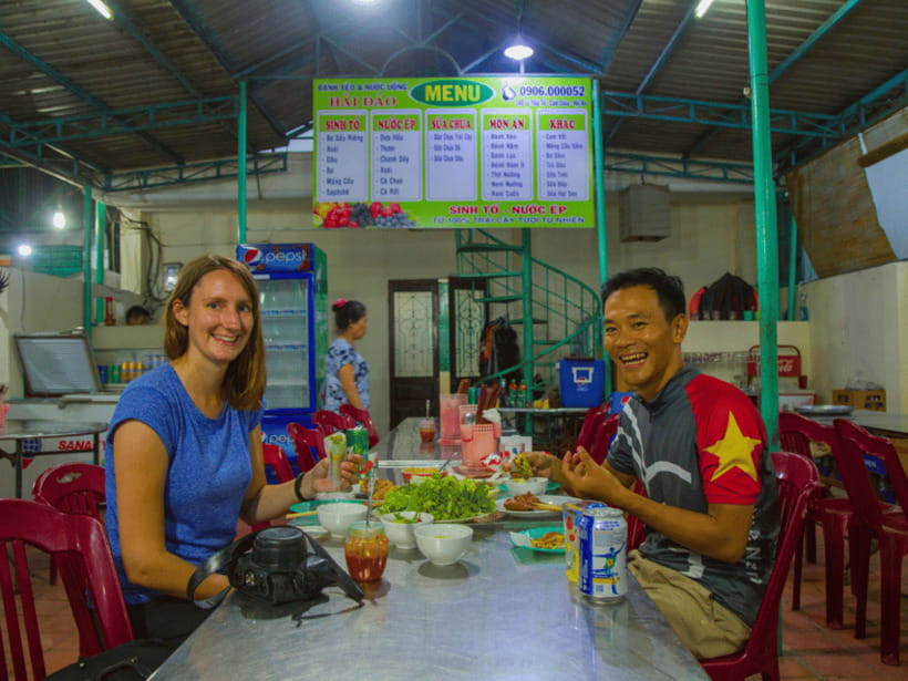 Hoi An: Private Evening Food Tour by Bike - Riverside barbecue: views plus the communal meal feel