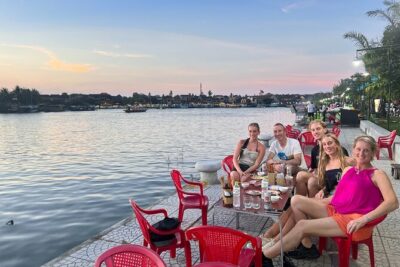 HOI AN Sunset Food Tour - Night Market - Lantern Streets - Meeting at Song Thanh and starting with a welcome drink
