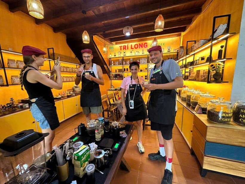 Hoi An: Vietnamese Coffee Making Workshop at Local Roastery - Choosing Your Two Drinks: Phin, Egg, Coconut, or Salt