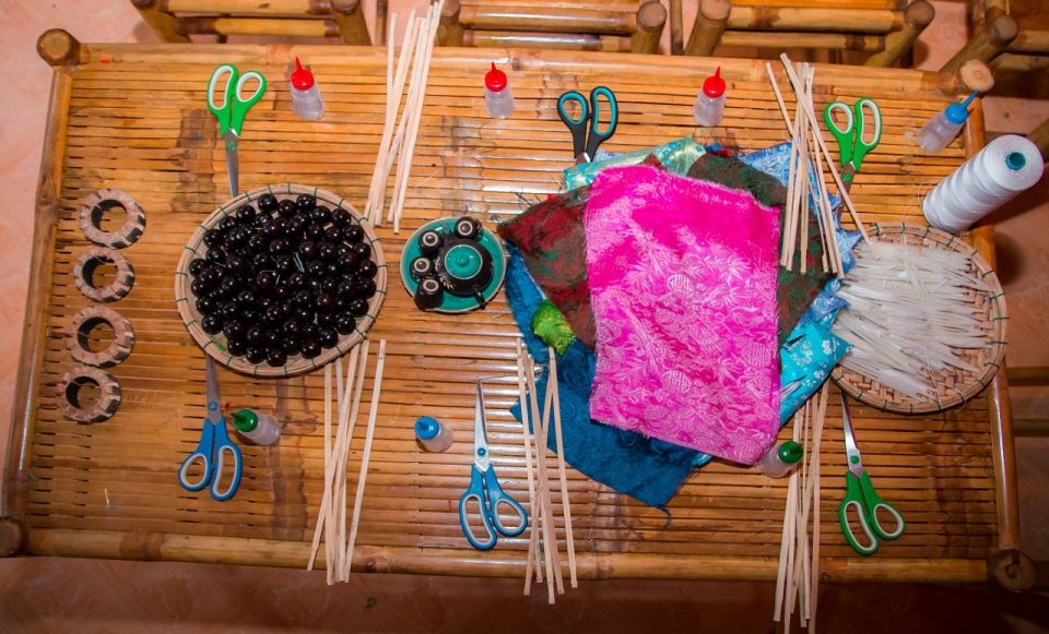 Hoi An: Vietnamese Foldable Lantern Making Class - Express option (shorter session): starting with a bamboo structure