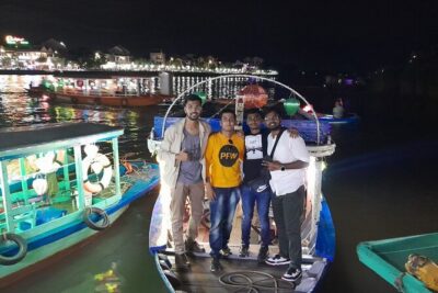 HoiAn Small Boat By Night on Bach Dang River - What to Expect During the Ride (About 20 Minutes of River Time)