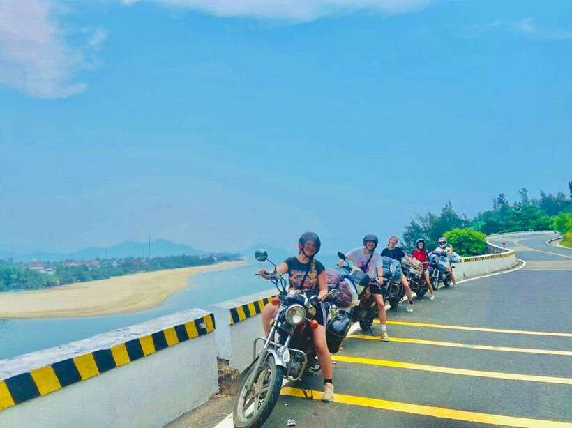Hue: Easy Rider Tour via Hai Van Pass To/ From Hoi An - How the pickup works and where your luggage fits on a motorbike
