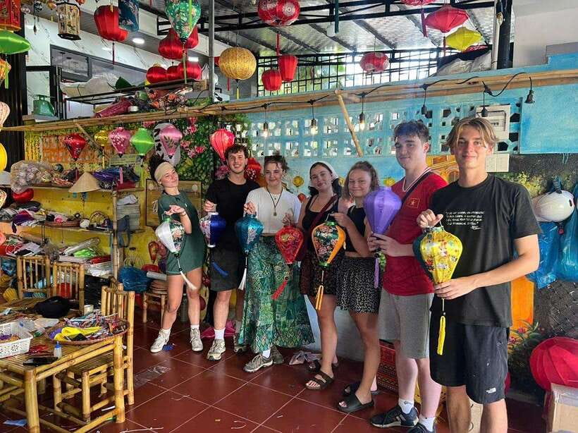 Lantern Making Class with Hotel pick-up -Thanh Truc Lantern - Choosing your lantern style: frame, fabric, tassel
