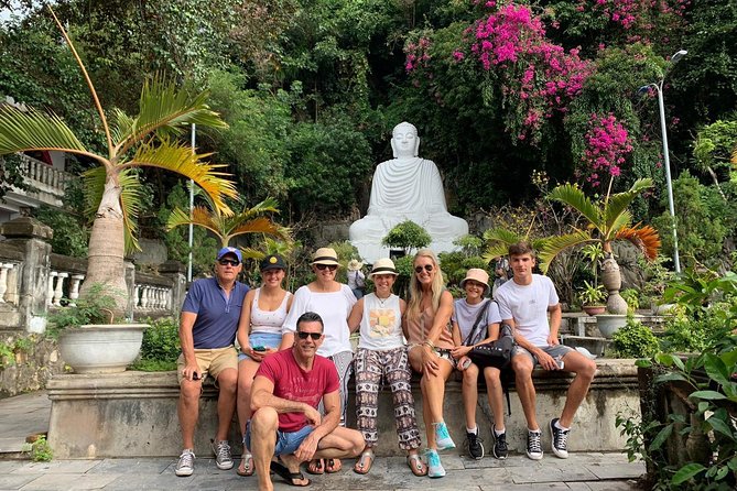 LOVELY PILGRIMS to MARBLE MOUNTAIN & DRAGON BRIDGE & LADY BUDDHA - How the small-group flow works from Hoi An or Da Nang