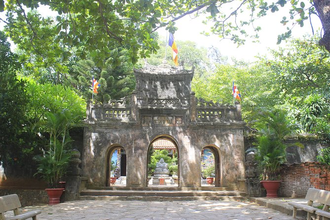 Marble Mountain and Linh Ung Pagoda Half Day from Hoi An/ Da Nang - Marble Mountains and Am Phu Cave: steps, caves, and optional shortcuts