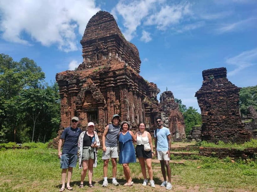 MY SON SANCTUARY - RICE PAPER MAKING DELUXE TOUR FROM DANANG - Điện Bàn photo stop and a real Vietnamese meal