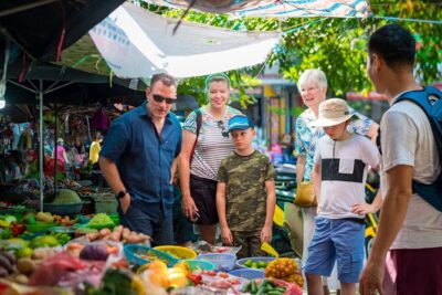 Private Biking, Farming, & Cooking Class in Hoi An - Getting picked up and warmed up for the ride