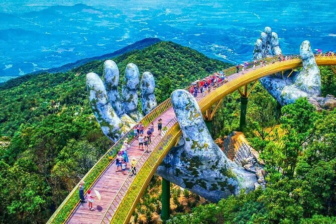 Private Car from Hoi An to Golden Bridge and Back - Chain Bridge, French Opera Theatre, and the Wine Cellar Stops