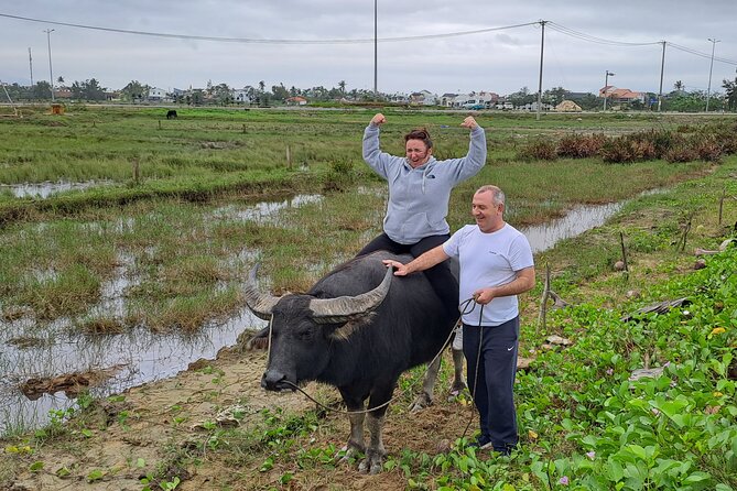 Private Hoi An Countryside: Biking, Basket boat, buffalo, foods - Buffalo Riding, Rice Paddies, and Countryside Views