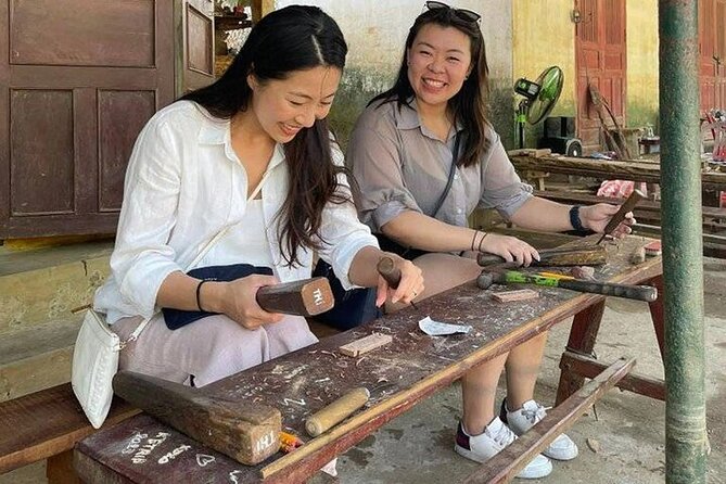 Private Hoi An Scooter/Motorbike Tour Village By Aodai Lady Rider - Kim Bong Carpentry Village: where woodworking still feels like a living trade