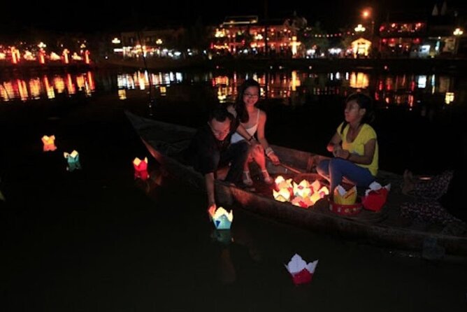 Private Night Boat Trip and Floating Lantern on Hoi An River - Old Town and the night market after the boat