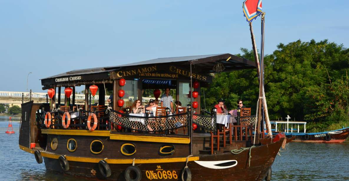 Romantic Sunset Dinner Cruise in Hoi An - Getting Onboard at Cinnamon Cruises Pier (16:45)