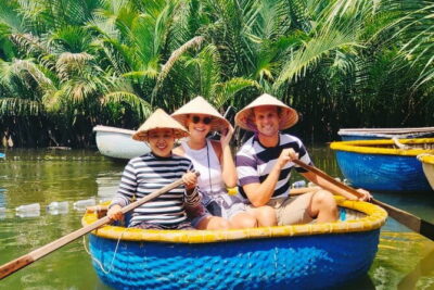 Small Group Bicycle Tour with Farming and Fishing Experience - Cam Thanh at work: Ploughing, rice planting, buffalo rides, and palm houses