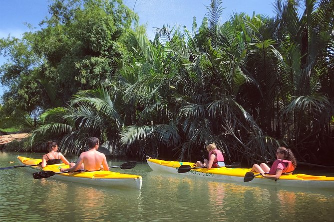 Sunset Paddle and Lantern Town - Paddling Through Coconut Palm Mangroves and River Life