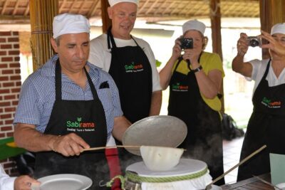 Traditional Cooking Class with Basket Boat Ride and market Tour - Bay Mau coconut forest and the boat ride: seeing Thu Bon like locals