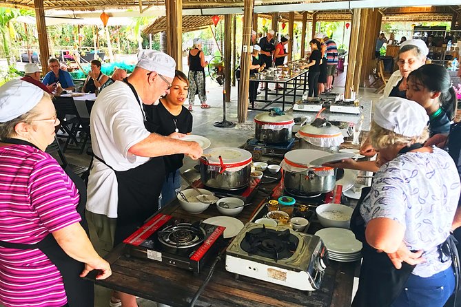Traditional Cooking Class with Basket Boat Ride and market Tour - Timing, pickup, and the reality of a packed half-day